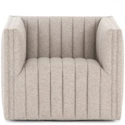 FOUR HANDS Living Room AUGUSTINE CHANNEL TUFTED SWIVEL CHAIR
