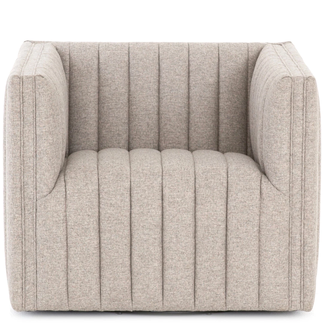 FOUR HANDS Living Room AUGUSTINE CHANNEL TUFTED SWIVEL CHAIR 1 FOUR HANDS Living Room AUGUSTINE CHANNEL TUFTED SWIVEL CHAIR