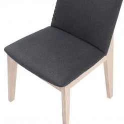 MOES Furniture AUSTIN CHARCOAL + WHITE OAK DINING CHAIR | SET OF 2