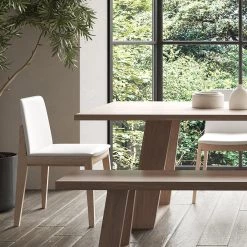 MOES Furniture AUSTIN WHITE OAK DINING CHAIR | SET OF 2