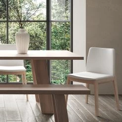 MOES Furniture AUSTIN WHITE OAK DINING CHAIR | SET OF 2