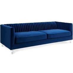 TOV AVIAN CHANNEL TUFTED VELVET SOFA