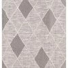 SURYA AVILA GRAY DIAMOND TEXTURED PILE RUG