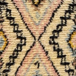 SURYA AZILAL CREAM + YELLOW MORROCCAN WALL TAPESTRY