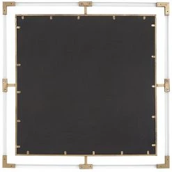 UTTERMOST BALKAN ACRYLIC SQUARE MIRROR: GOLD
