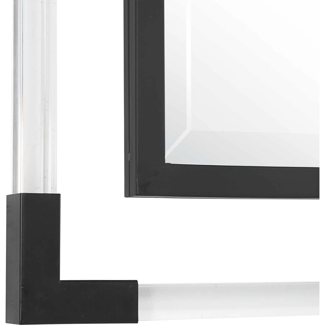 UTTERMOST BALKAN ACRYLIC MIRROR: BLACK 4 UTTERMOST BALKAN ACRYLIC MIRROR: BLACK