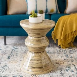 SURYA BAMBOO SPINDLE STOOL