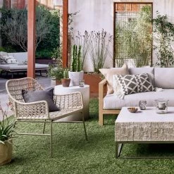 FOUR HANDS BANDERA INDOOR-OUTDOOR WICKER CLUB CHAIR