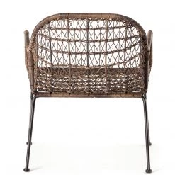 FOUR HANDS BANDERA INDOOR-OUTDOOR WICKER CLUB CHAIR