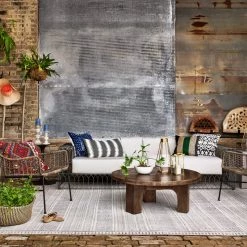 FOUR HANDS BANDERA INDOOR-OUTDOOR WICKER CLUB CHAIR