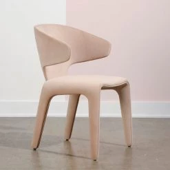 NUEVO BANDI VELOUR VELVET DINING CHAIR