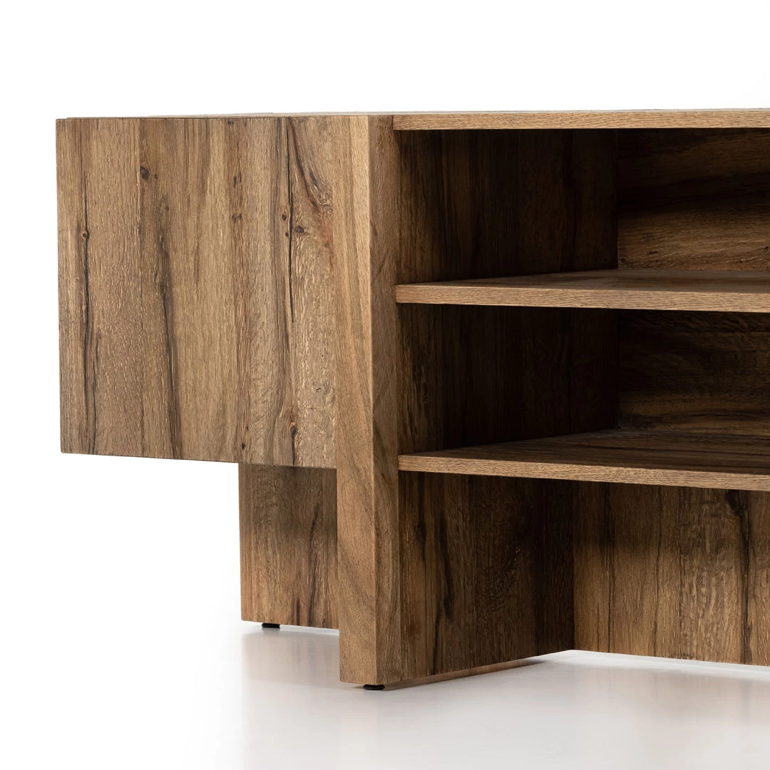 FOUR HANDS BARLEY RUSTIC OAK MEDIA CONSOLE Furniture 7 FOUR HANDS BARLEY RUSTIC OAK MEDIA CONSOLE Furniture