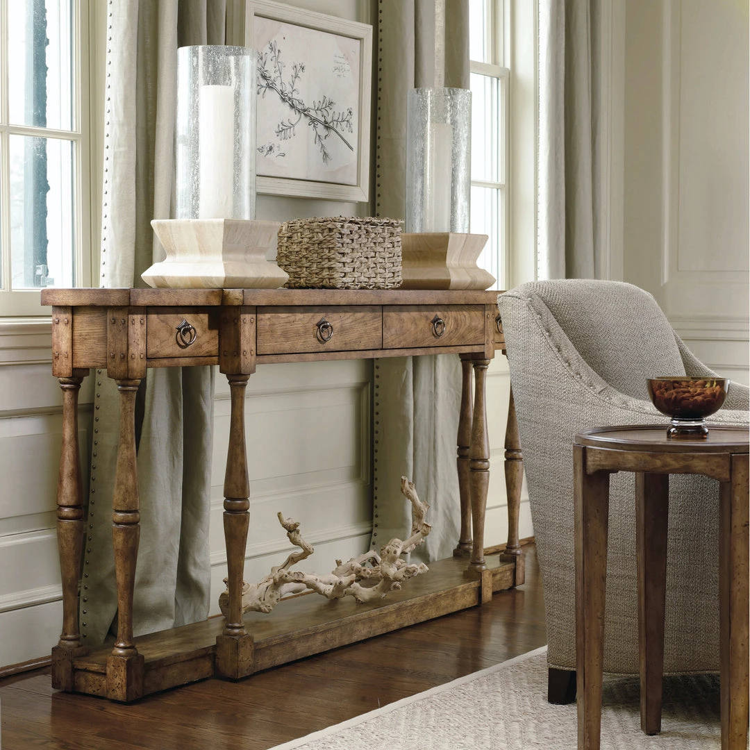 HOOKER BARLOW CONSOLE: DRIFTWOOD Furniture 2 HOOKER BARLOW CONSOLE: DRIFTWOOD Furniture