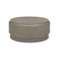 URBIA BARREL CONCRETE COFFEE TABLE