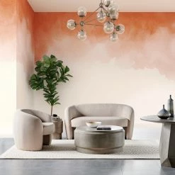 URBIA BARREL CONCRETE COFFEE TABLE