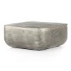 FOUR HANDS BASIL SQUARE COFFEE TABLE: ANTIQUE NICKEL