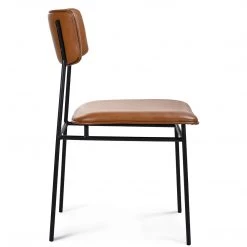 MOES BAUER CHESTNUT LEATHER DINING CHAIR | SET OF 2 Furniture