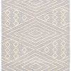 SURYA TOBEY WOOL + COTTON TEXTURED FLATWEAVE: GRAY Rug