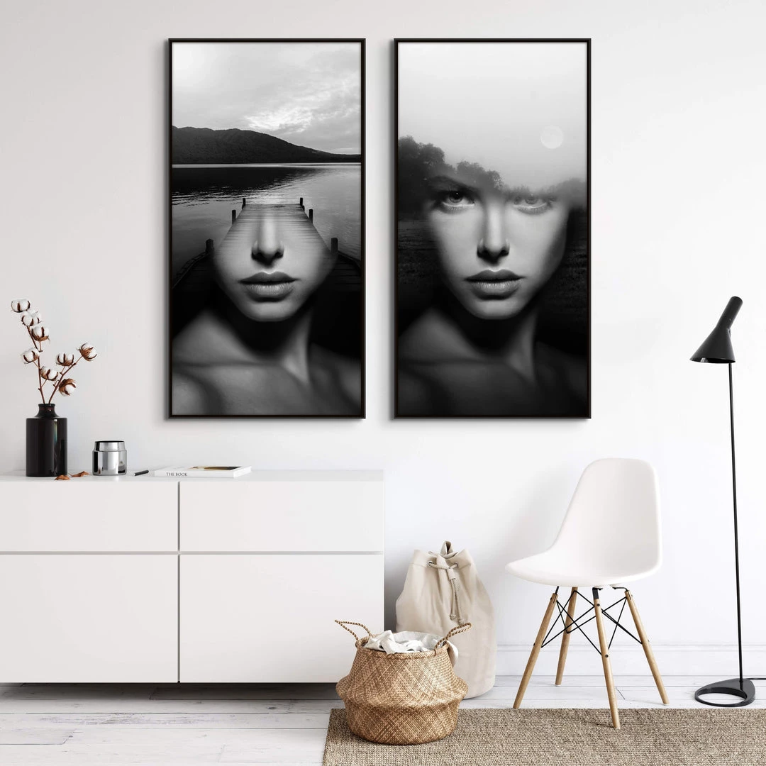 L ART Wall Art "BECOMES HER II" CANVAS ART 2 L ART Wall Art "BECOMES HER II" CANVAS ART