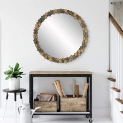 UTTERMOST Mirrors BELEDI COINS ROUND MIRROR