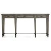 HOOKER BELLA VINTAGE GREY CONSOLE TABLE