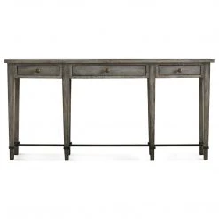 HOOKER BELLA VINTAGE GREY CONSOLE TABLE