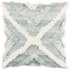 SURYA BELU FRINGE PILLOW: GLACIER BLUE Pillows + Decor