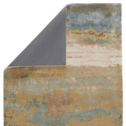 JAIPUR BENA WOOL + VISCOSE RUG: SAGE, OLIVE