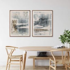 L ART "BENEATH THE VENEER" GLASS FRAMED ART Wall Art