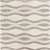 SURYA BENJY HAND-WOVEN WOOL RUG: CREAM, CHARCOAL