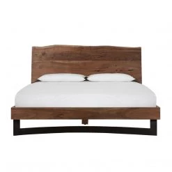 MOES BENT ACACIA LIVE EDGE BED