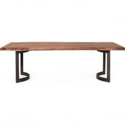 MOES BENT LIVE-EDGE DINING TABLE