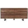 MOES BENT SMOKED ACACIA WOOD DRESSER