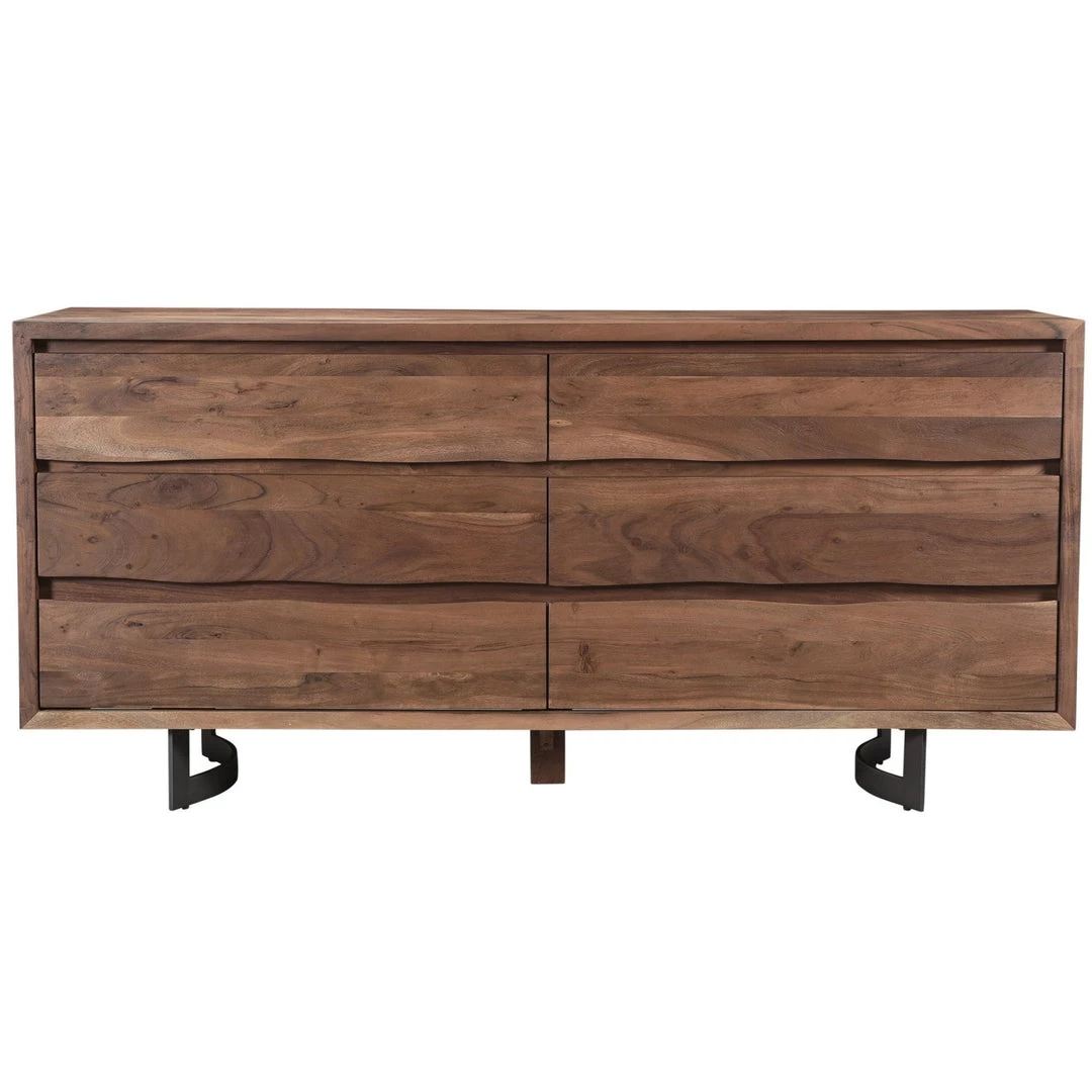 MOES BENT SMOKED ACACIA WOOD DRESSER 1 MOES BENT SMOKED ACACIA WOOD DRESSER