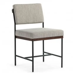 FOUR HANDS Furniture BENTON DINING CHAIR: SAVILE FLANNEL