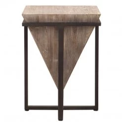 UTTERMOST BERTRAND AGED WOOD END TABLE Furniture