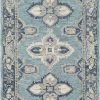 SURYA CLARA WOOL RUG: DENIM