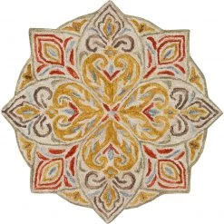 SURYA TALLULAH ROUND RUG 35 SURYA TALLULAH ROUND RUG