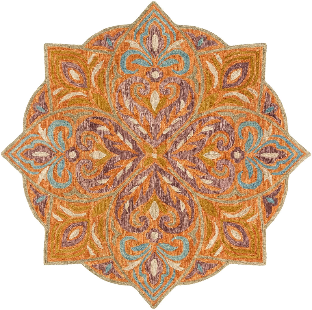 SURYA TALLULAH ROUND RUG 1 SURYA TALLULAH ROUND RUG