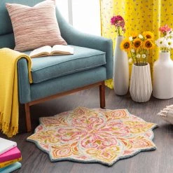 SURYA TALLULAH ROUND RUG 28 SURYA TALLULAH ROUND RUG