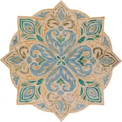 SURYA TALLULAH ROUND RUG 30 SURYA TALLULAH ROUND RUG