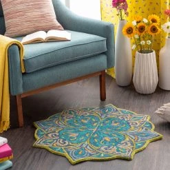 SURYA TALLULAH ROUND RUG 34 SURYA TALLULAH ROUND RUG