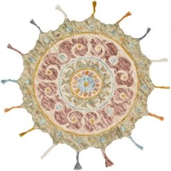 SURYA TALLU ROUND RUG 23 SURYA TALLU ROUND RUG