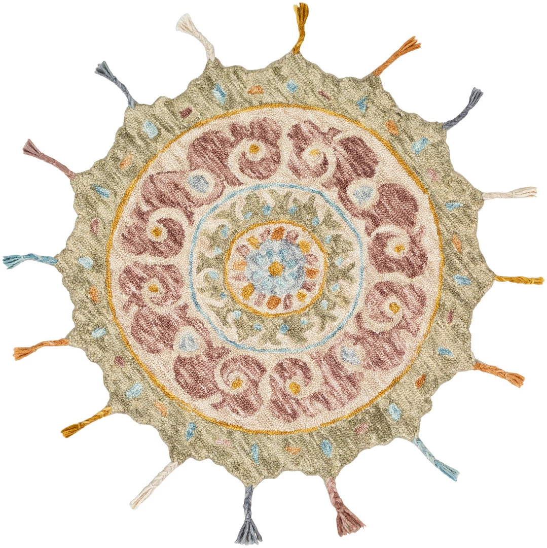 SURYA TALLU ROUND RUG 12 SURYA TALLU ROUND RUG