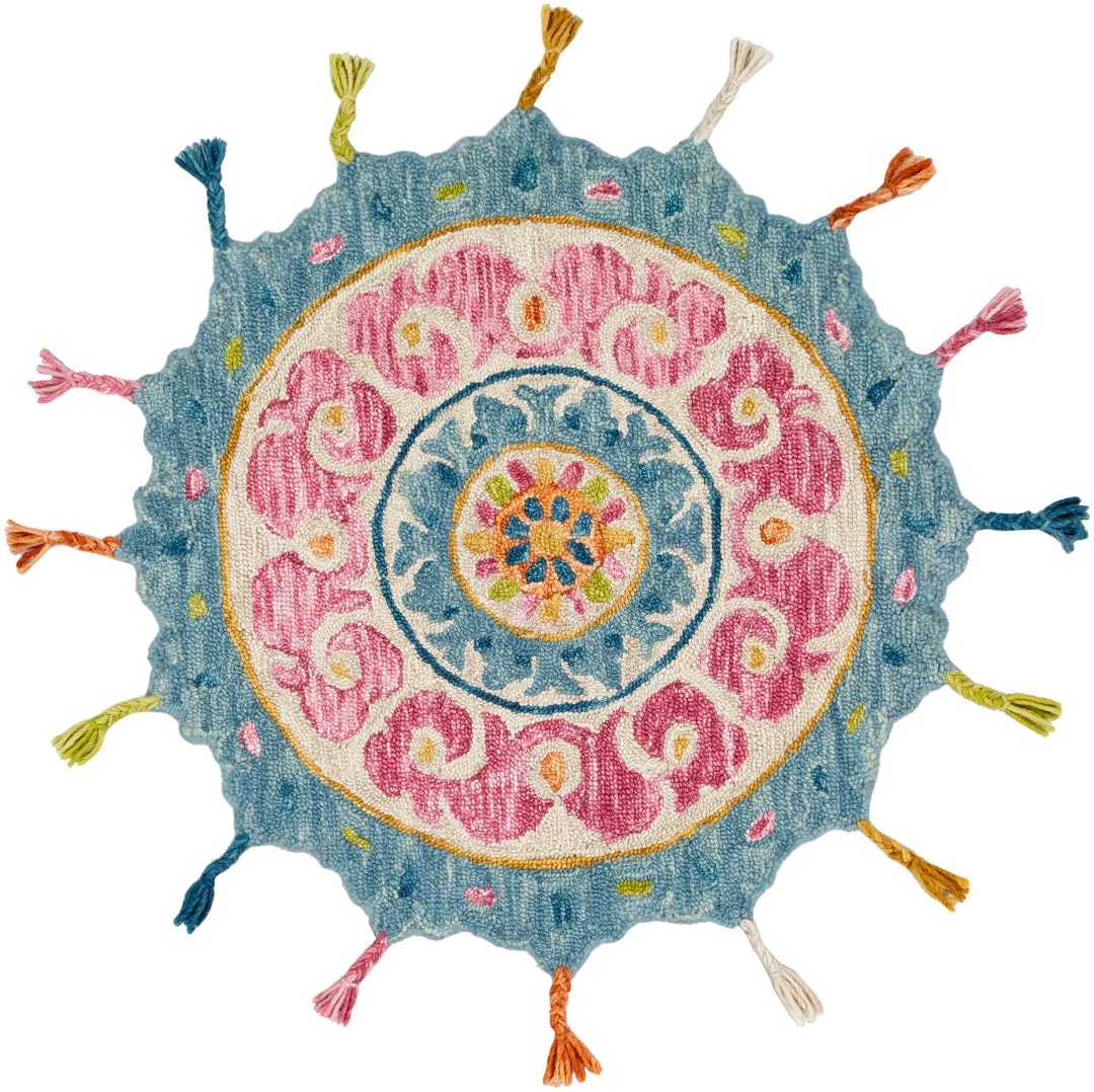SURYA TALLU ROUND RUG 3 SURYA TALLU ROUND RUG