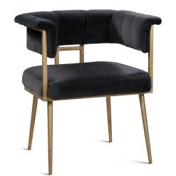 TOV BIANCA VELVET ARM CHAIR