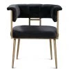 TOV BIANCA VELVET ARM CHAIR