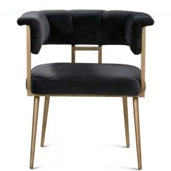 TOV BIANCA VELVET ARM CHAIR