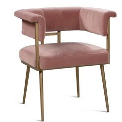 TOV BIANCA VELVET ARM CHAIR