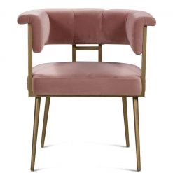 TOV BIANCA VELVET ARM CHAIR